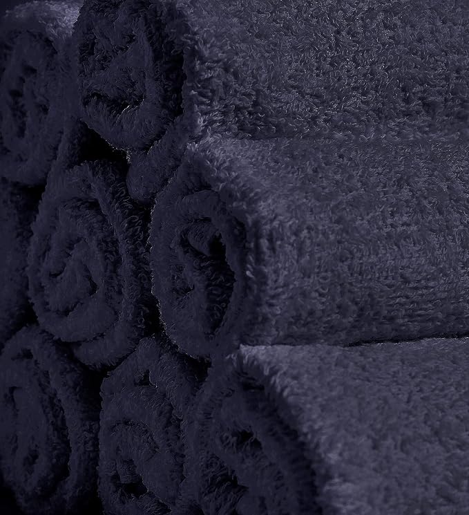 Softolle 100% Cotton Washcloths 60 Pack Soft, Highly Absorbent Washcloth - Image 3