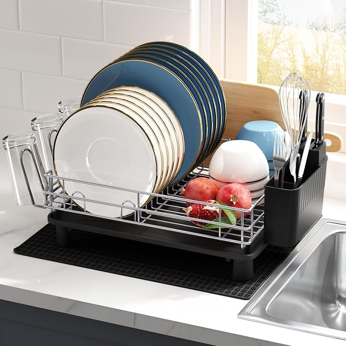 JASIWAY Stainless Steel Dish Drainers Drying Rack by JASIWAY