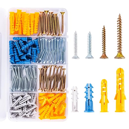 KURUI Wall Anchors Kit for Hanging Wall Art Decor, Plant Hooks, 135 Screws and - Image 4