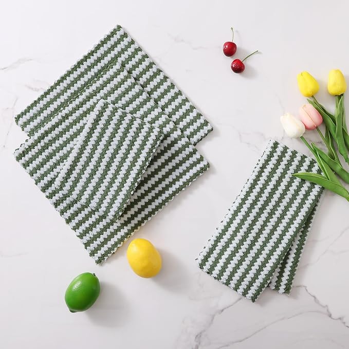 Homaxy 24 Pack Kitchen Dish Cloths, Ultra Soft and Absorbent Dish Towels - Image 8