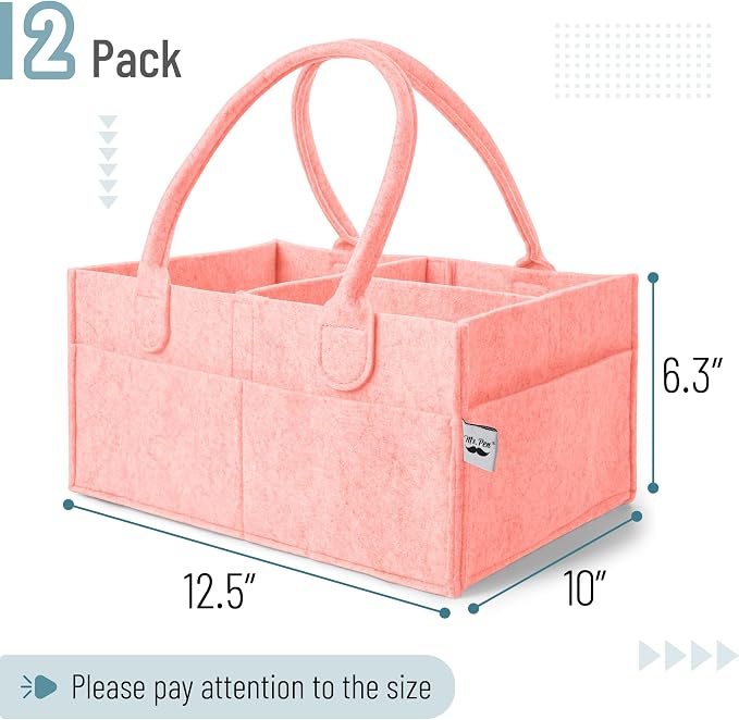 Mr. Pen- Baby Diaper Caddy Organizer, 2 Pack, Baby Caddy Organizer - Image 2