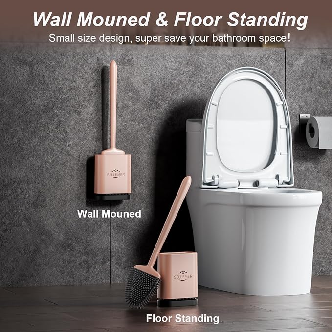 Sellemer Toilet Brush and Holder Set - Image 6