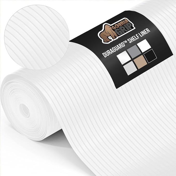 GORILLA GRIP DuraGuard Shelf Liner, 20x30 Non-Adhesive Cabinet Liners by GorillaGrip