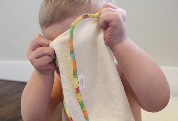 babygoal Reusable Rayon from Bamboo Baby Wipes, 12 Pack Washable Small Size - Image 9