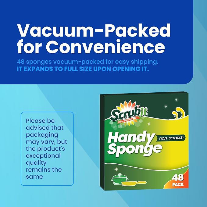SCRUBIT 48-Count Sponges Kitchen - Image 2
