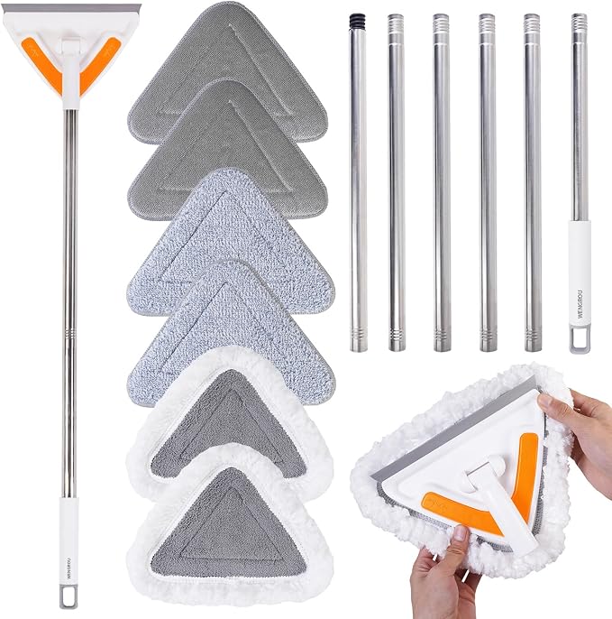 Wall Mop Cleaner with Long Handle, 94” Multipurpose Wall Duster, Ceiling Mop by Unknown