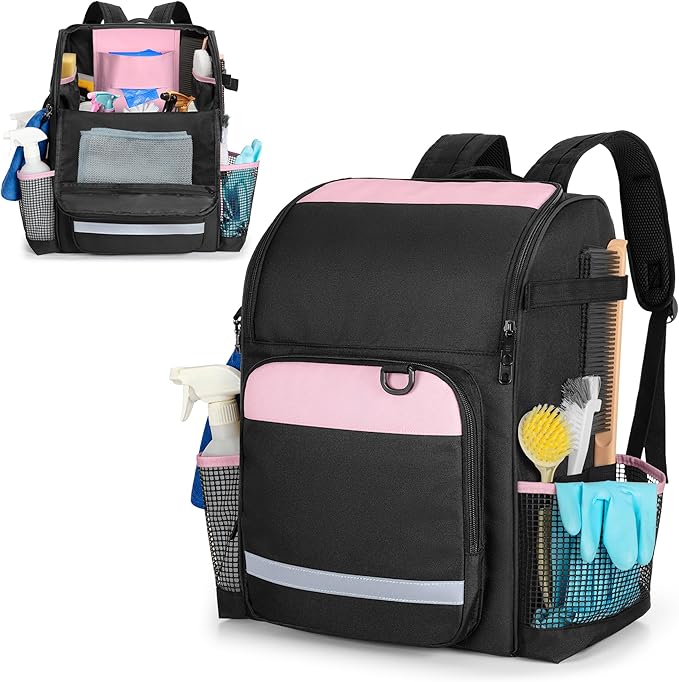 LoDrid Cleaning Bag with Thickened Adjustable Shoulder Straps, Large Cleaning by LoDridDirect