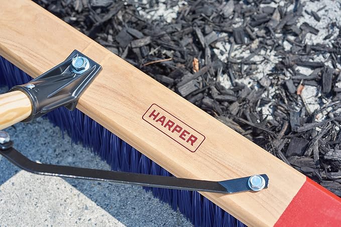 Harper 24 Inch Push Broom with Stiff Bristles, Premium Heavy Duty Outdoor - Image 12