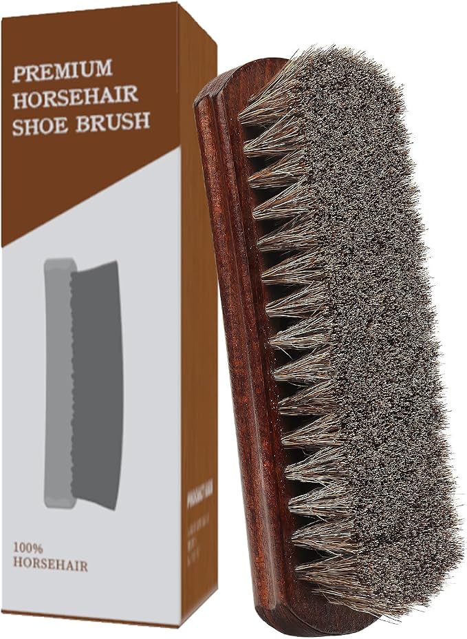 100% Horsehair Shoe Brush by Euvia