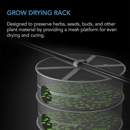 AC Infinity Herb Drying Rack, 8-Layer Hanging Mesh Net - Image 2