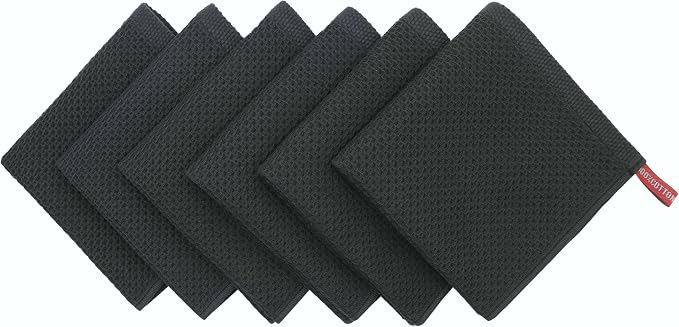 Mia'sDream Cotton Kitchen Towels and Dish Cloths Sets, Waffle Weave Dish Towels - Image 3