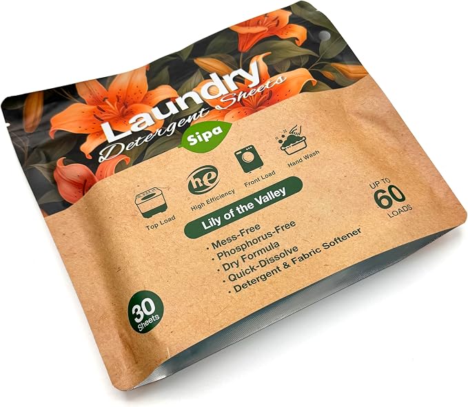 SIPA Laundry Detergent Sheets Bag by SIPA