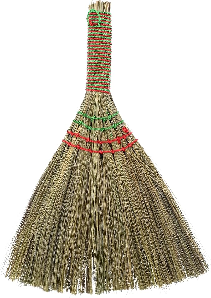 Small Natural Whisk Broom Straw Soft Broomstick - Image 8