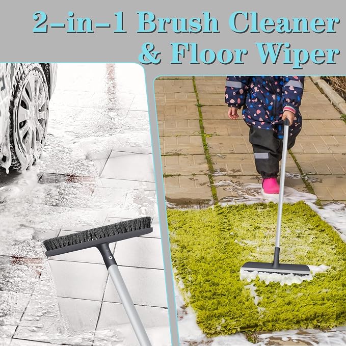 Floor Scrub Brush with Long Handle - Image 6