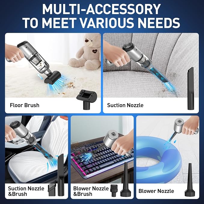AHNR Handheld Car Vacuum Cleaner Cordless - Image 5
