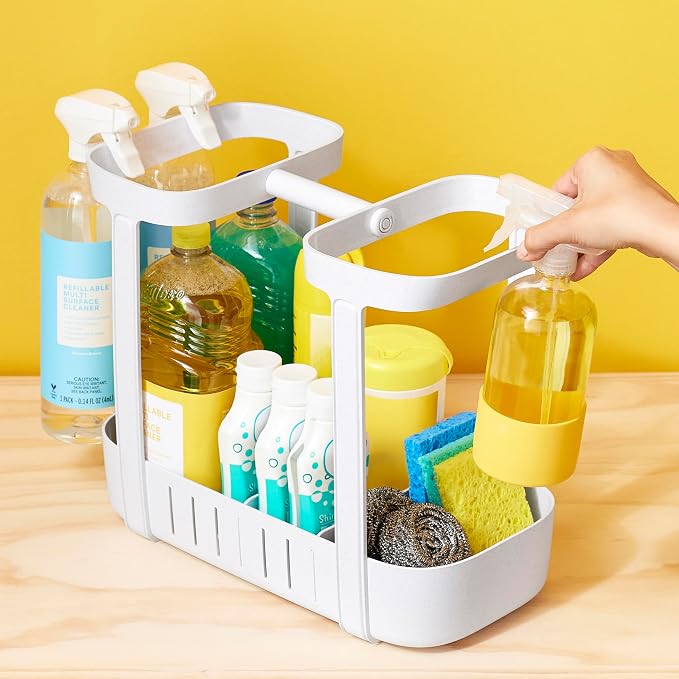 YouCopia SinkSuite Under Sink Cleaning Caddy, 2-Tier Adjustable Cleaning - Image 7