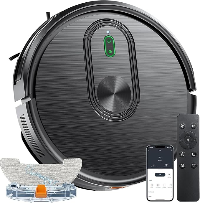 Robot Vacuum and Mop Combo, 2 in 1 Vacuuming & Mopping Robot by XIEBroRobotVacuumandMop
