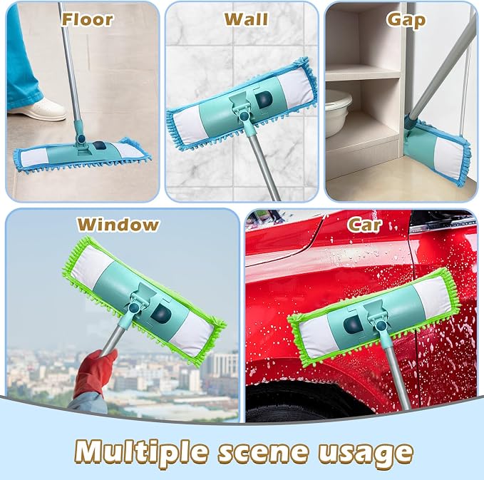 4PCS 16'' Microfiber Dust Mop Pads Compatible - Image 5