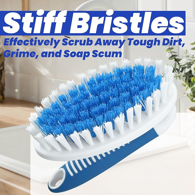 PHYEX Scrub Brush, 2 Size Household Cleaning Brushes - Image 3