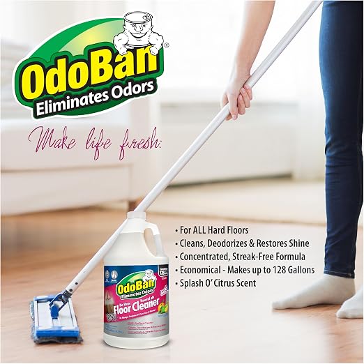 OdoBan Pet Solutions No Rinse Neutral pH Floor Cleaner Concentrate, Made in the - Image 3
