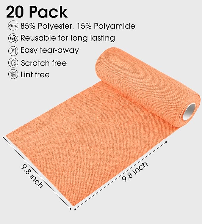 KitchLife Microfiber Cleaning Cloth Roll - Image 2