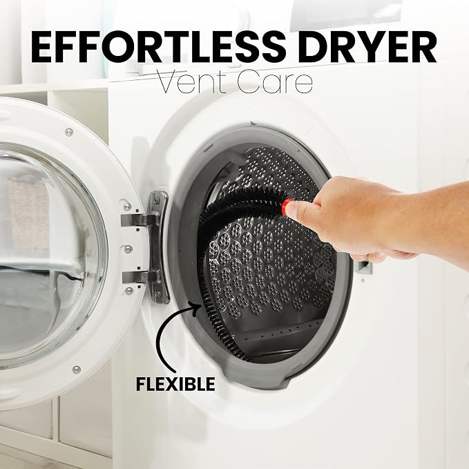 Dryer Lint Brush Vent Cleaner, Long Flexible Refrigerator Condensor Coil - Image 5