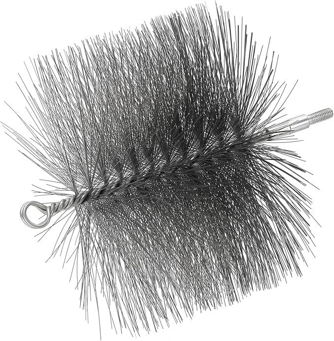 PATIKIL 6" Wire Chimney Cleaning Brush, Steel Round Chimney Sweep Brush by PATIKIL
