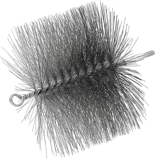 PATIKIL 6" Wire Chimney Cleaning Brush, Steel Round Chimney Sweep Brush by PATIKIL