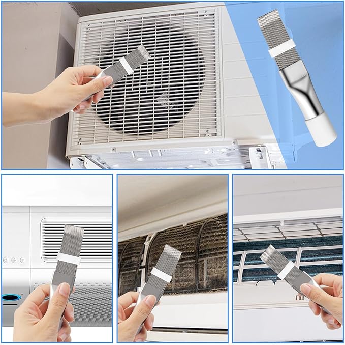 2PCS Air Conditioner Fin Straightener, Air Radiator Comb Tool, Coil Cleaner - Image 6