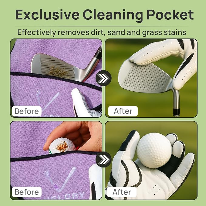 Magnetic Golf Towel for Bag 18" x 18" - Image 4