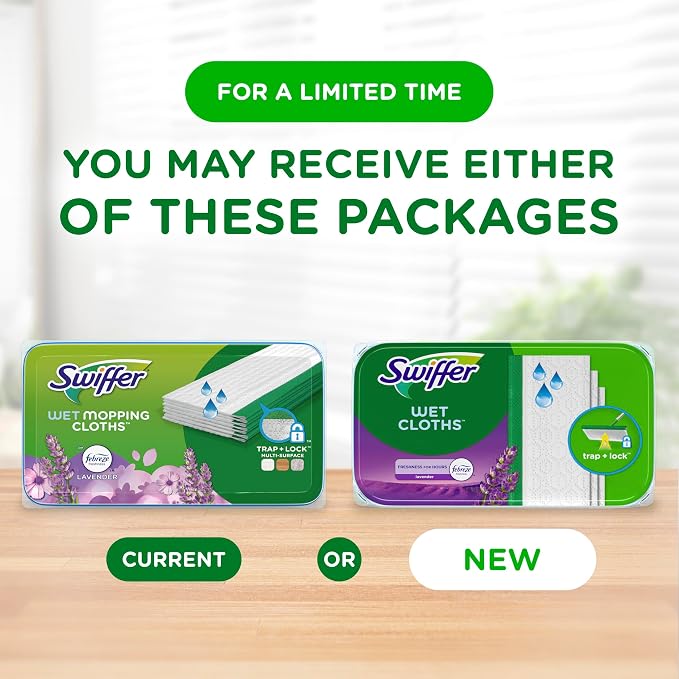 Swiffer Sweeper Wet Mopping Cloth Multi Surface Refills, Mops - Image 2