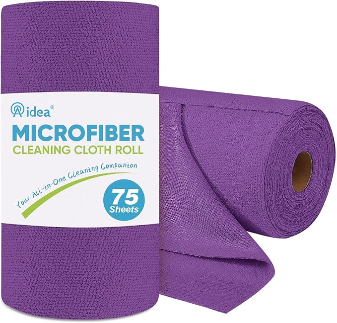 AIDEA Microfiber Cleaning Cloth Roll, Reusable Paper Towels Tear Away Cloth by AIDEAHOME
