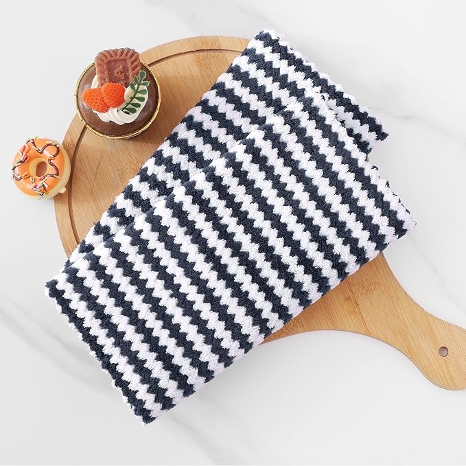 Homaxy Kitchen Towels, Ultra Soft and Absorbent Dish Towels, Reusable Fast - Image 6