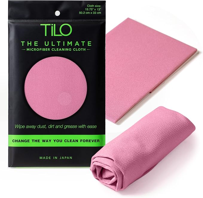 TILO Microfiber Cleaning Cloth – 19x13 Inch Ultra-Absorbent, Streak-Free by TiLOTHEULTIMATE