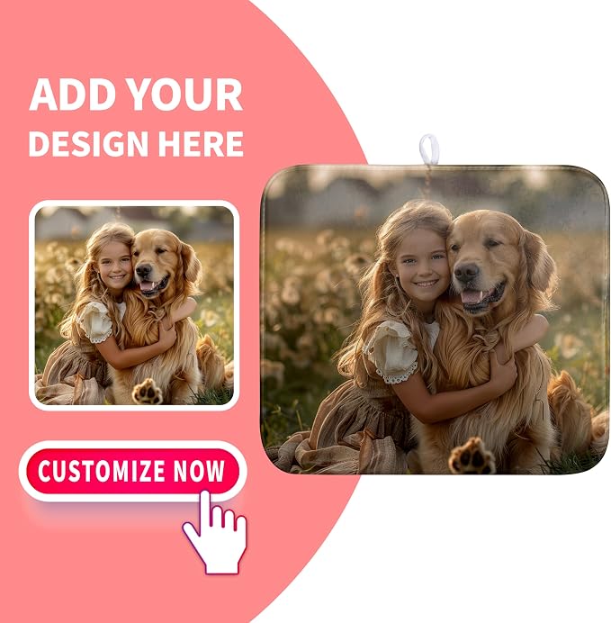 Custom Personalized Dish Drying Mat - Image 2