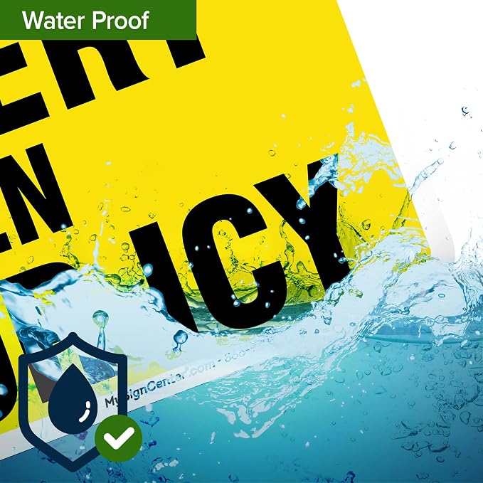 Caution Slippery When Wet Sign or ICY Sign, Fade Resistance, Indoor/Outdoor Use - Image 7
