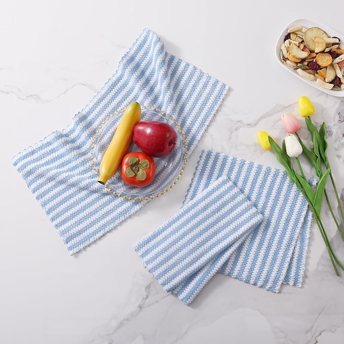 Homaxy Kitchen Towels, Ultra Soft and Absorbent Dish Towels, Reusable Fast - Image 8