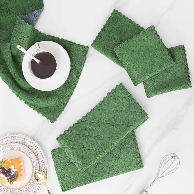 Mordimy 24 Pack Kitchen Cloths Dish Towels, Super Soft and Absorbent Dish Cloths - Image 8