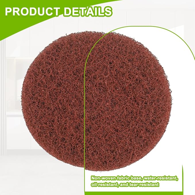 16pcs Heavy Duty Pads Electric Cleaning Brush Pad Set fit - Image 4