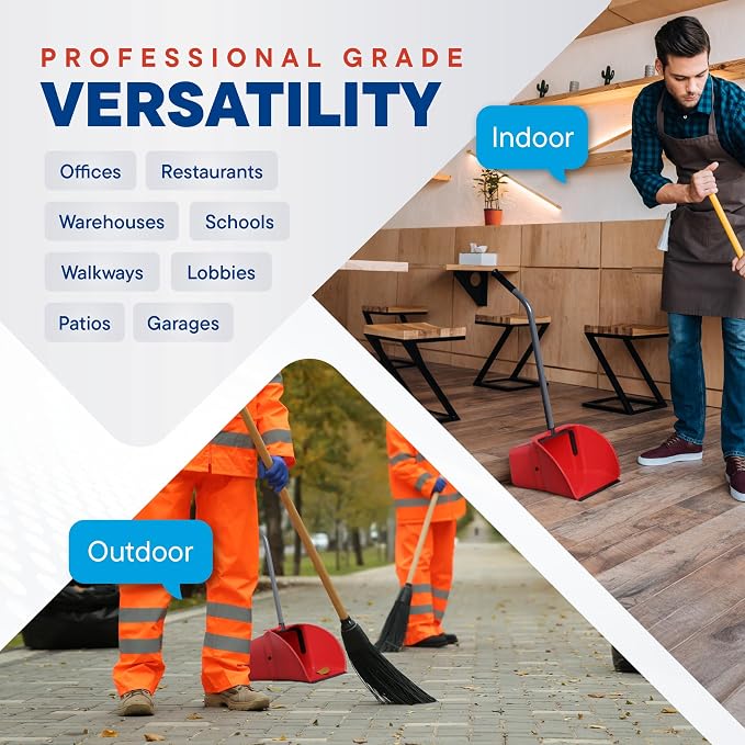 Janico Tall Commercial Dust Pan - Image 4