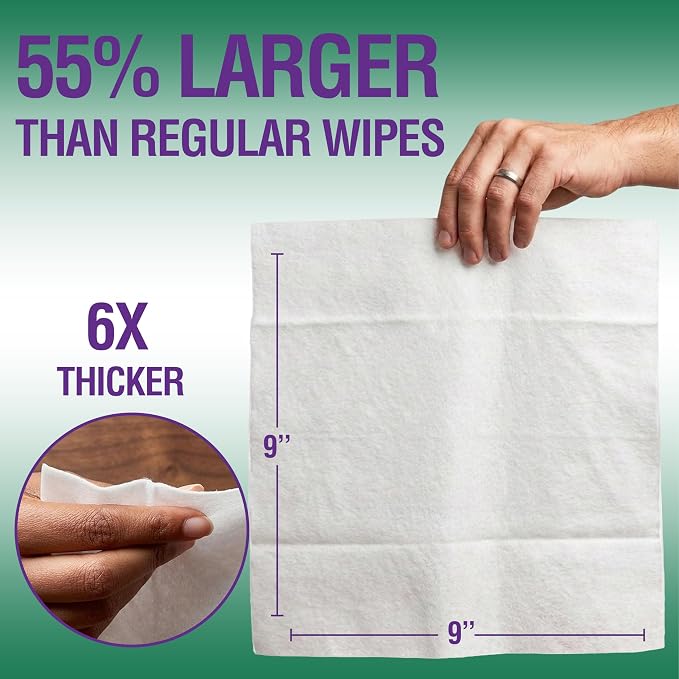 Super Thick Bathing Wipes for Adults Bathing No Rinse – Full Body Shower Wipe - Image 3