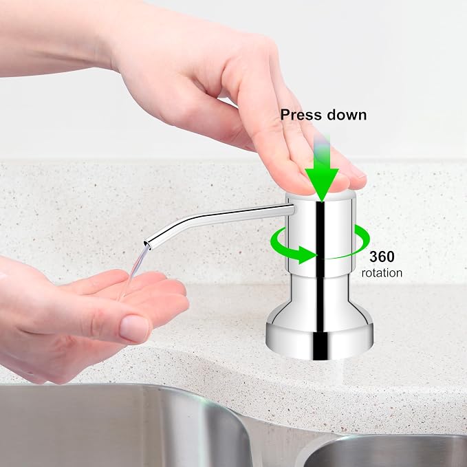 Soap Dispenser for Kitchen Sink, Sink Soap Dispenser - Image 2