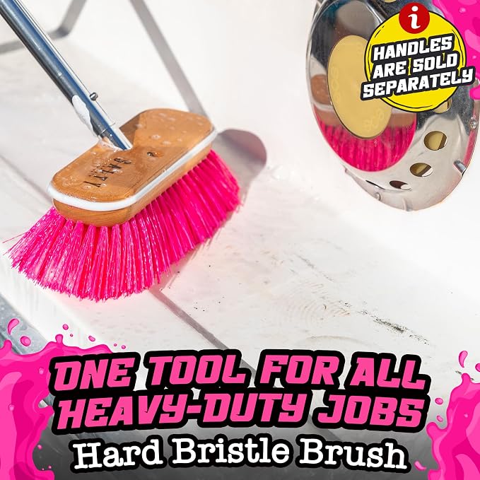 Salty Captain Hard Bristle Boat Deck Brush – Heavy-Duty Cleaning - Image 2