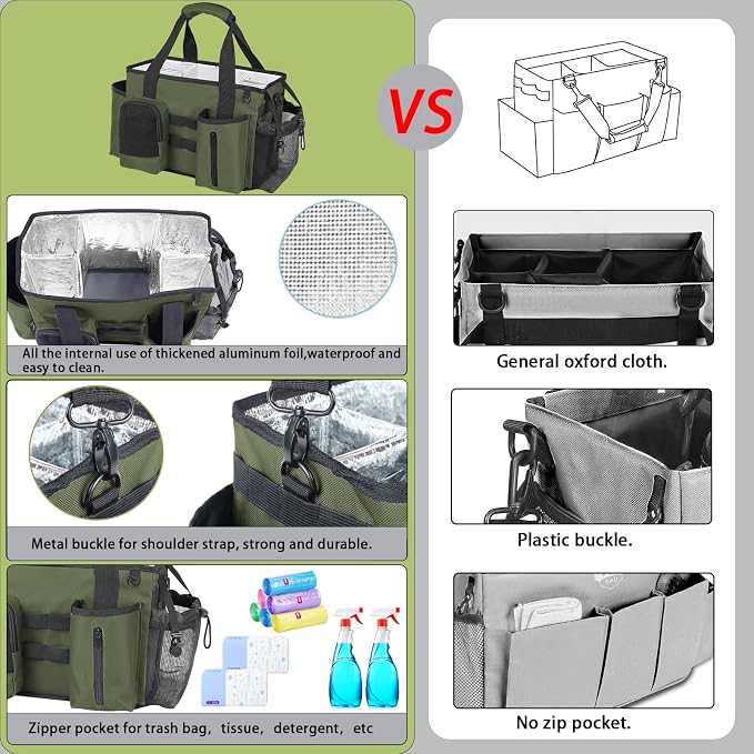 Wearable Cleaning Caddy Bag, Cleaning Organizer - Image 4