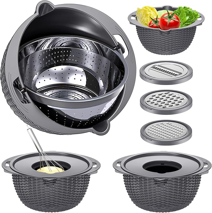 4-1 Colander with Bowl Set by Balavina