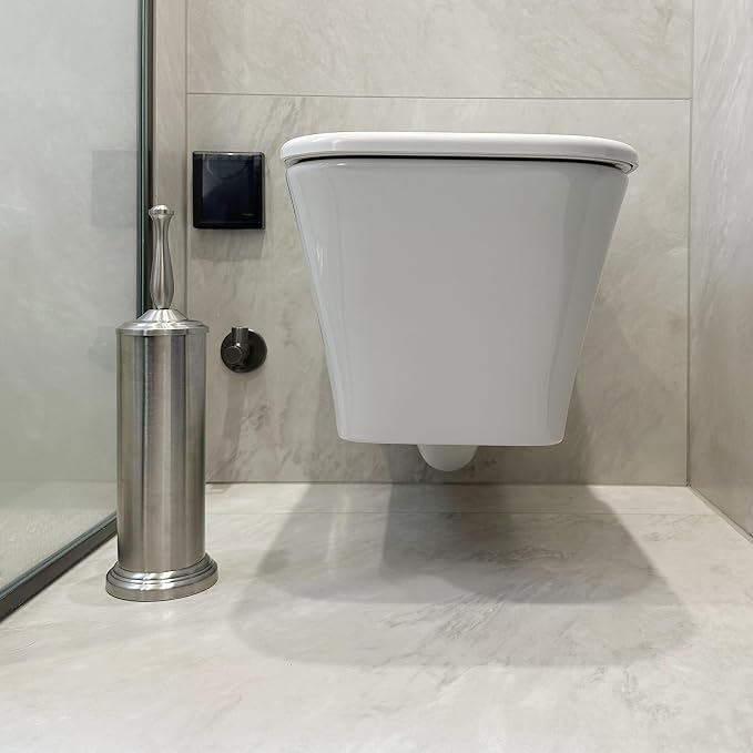Brushed Nickel Toilet Bowl Brush - Image 7