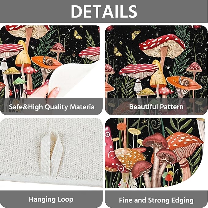 Dish Drying Mat for Kitchen Counter 18x24 Inch, Super Absorbent Dish Drainer Mat - Image 4