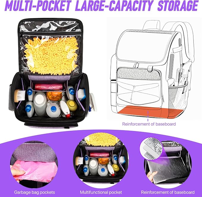 Cleaning Bags, Large Cleaning Supply Caddy - Image 2