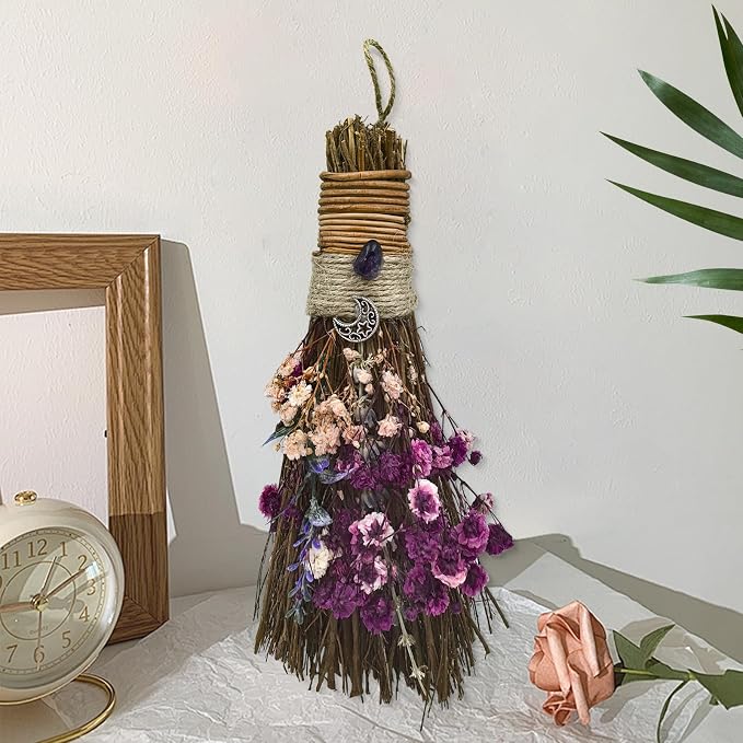 Cinnamon Broom 7.5 Inch Witch Broom by Teeloray
