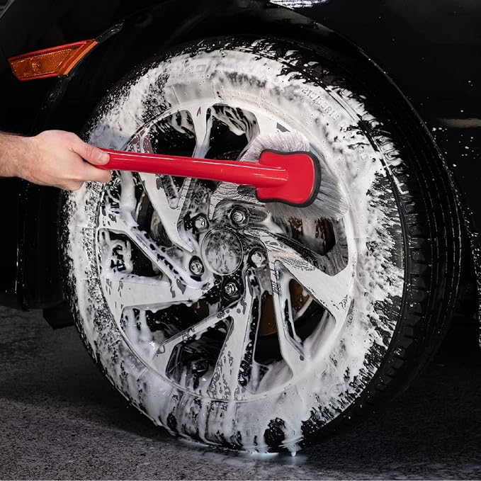 Mothers 155800 Wheel Well Long Handled Brush - Image 2